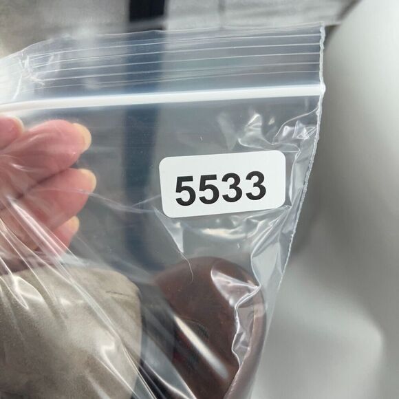 AGL Italy Women's Ballet Flats Size 36.5 Cap Toe Soft Brown Leather Slip On Shoe - Picture 15 of 15